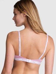 Victoria's Secret PINK Petal Pink Shine Push Up Logo Bra - Image 2 of 3