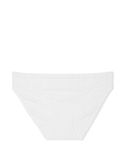 Victoria's Secret White Bikini Ribbed Knickers - Image 3 of 3
