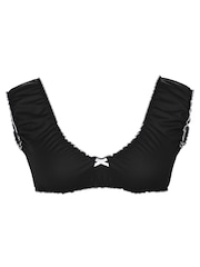 Victoria's Secret PINK Black Short Sleeve Bikini Top - Image 3 of 3
