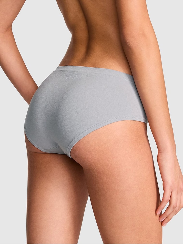 Victoria's Secret PINK Grey Hipster Seamless Knickers - Image 2 of 3 Victoria's Secret PINK Grey Hipster Seamless Knickers - Image 2 of 3