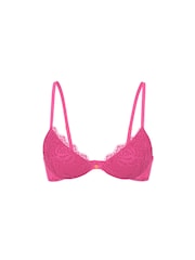 Victoria's Secret Ultra Pink Lightly Lined Demi Lace Bra - Image 3 of 3