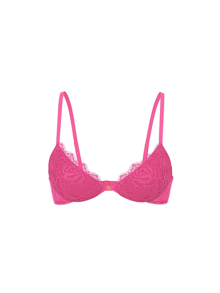 Victoria's Secret Ultra Pink Lightly Lined Demi Lace Bra - Image 3 of 3