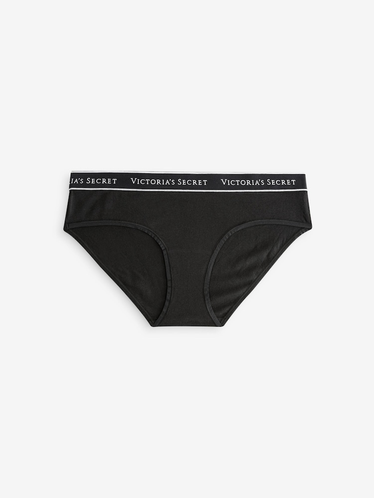 Victoria's Secret Black/White/Grey/Nude Thong Logo 4 Pack Knickers - Image 7 of 7 Victoria's Secret Black/White/Grey/Nude Thong Logo 4 Pack Knickers - Image 7 of 7