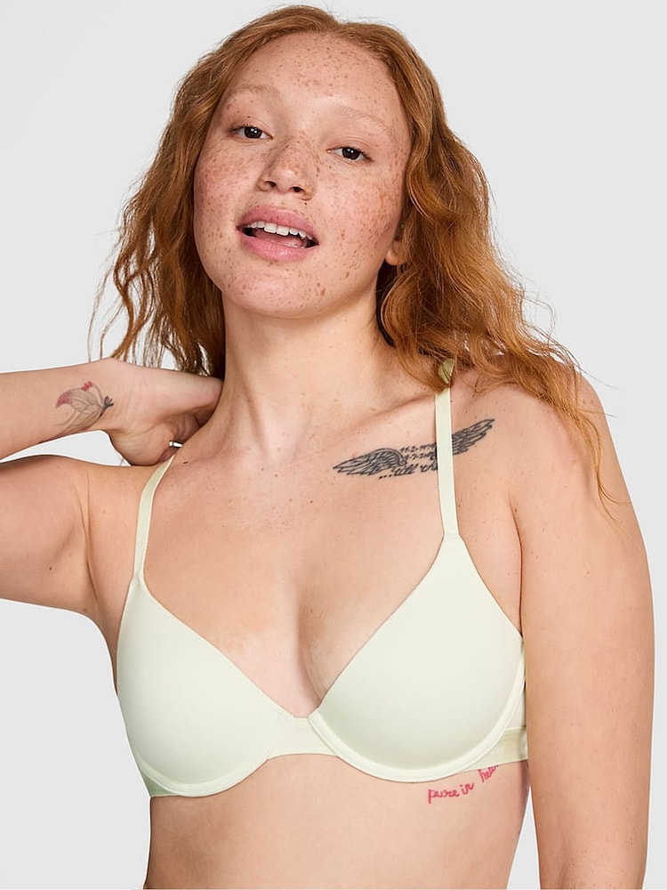Victoria's Secret PINK Fresh Mint Green T Shirt Bra - Image 1 of 2 Victoria's Secret PINK Fresh Mint Green T Shirt Bra - Image 1 of 2