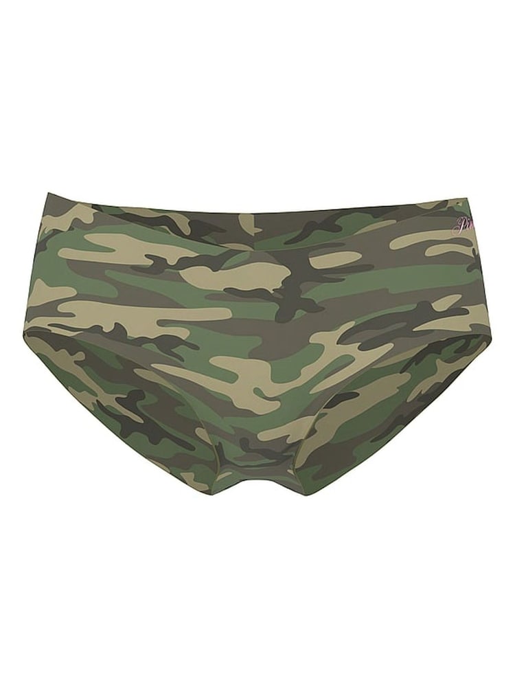 Victoria's Secret PINK Camo Green Hipster No Show Knickers - Image 3 of 3