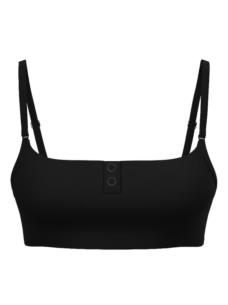Victoria's Secret PINK Black Bralette Scoop Bralette - Image 3 of 3