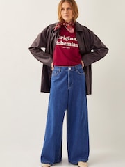 Monsoon Brown Paula Faux Leather Jacket - Image 2 of 5