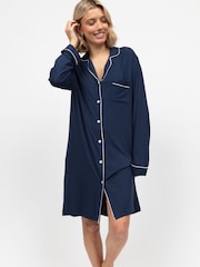 Cyberjammies Blue Long Sleeve Jersey Nightshirt - Image 1 of 3