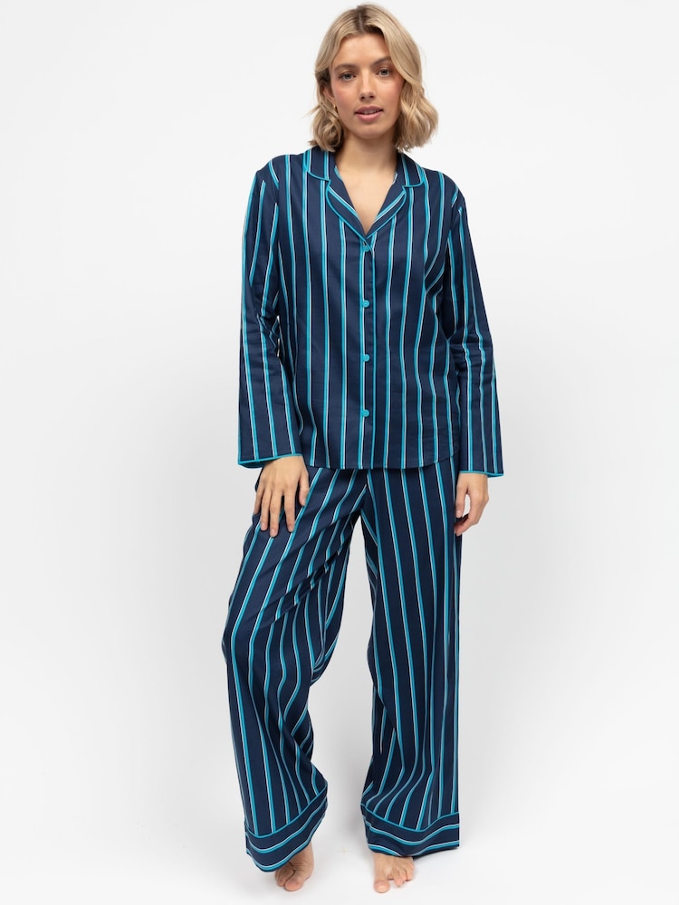 Cyberjammies Blue Long Sleeve Pyjamas Set - Image 1 of 4