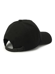 AllSaints Black Orlando Logo 100% Cotton Baseball Cap - Image 2 of 4