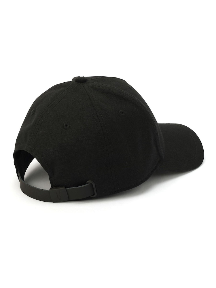 AllSaints Black Orlando Logo 100% Cotton Baseball Cap - Image 2 of 4 AllSaints Black Orlando Logo 100% Cotton Baseball Cap - Image 2 of 4