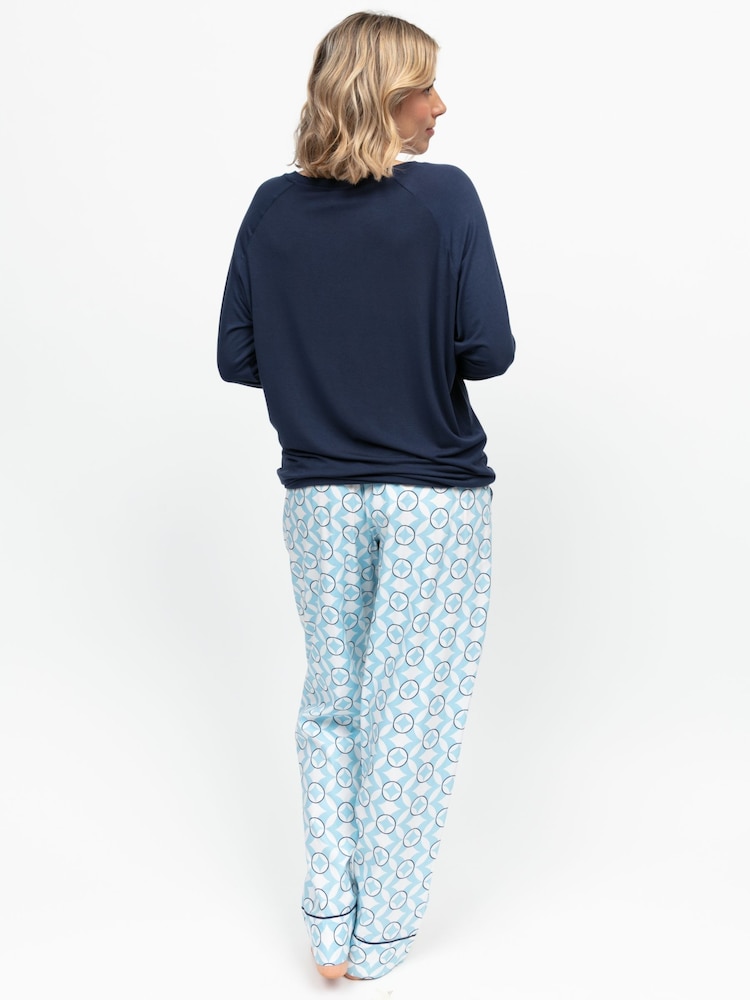 Conjunto de pijama con blusa de punto holgada y pantalones estampados de Cyberjammies - Imagen 2 de 3 Conjunto de pijama con blusa de punto holgada y pantalones estampados de Cyberjammies - Imagen 2 de 3