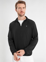 Calvin Klein Golf Motion Full Zip Black Windbreaker - Imagen 2 de 8