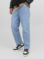 JACK & JONES Blue Eddie Loose Fit Jeans - Image 1 of 5