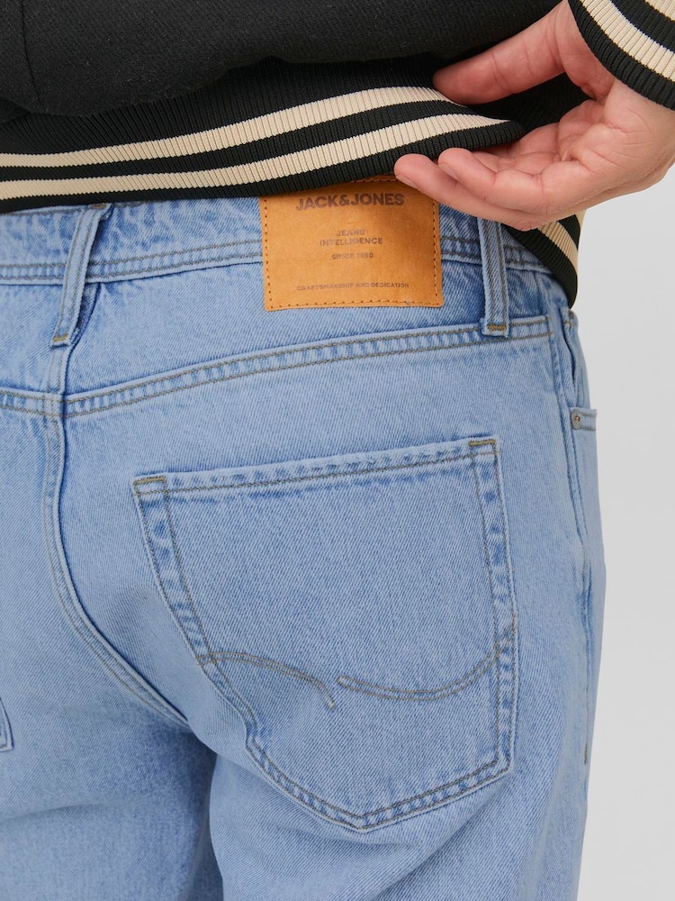 JACK & JONES Blue Eddie Loose Fit Jeans - Image 5 of 5