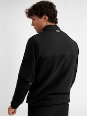 Calvin Klein Golf Thompson Meio Zíper Fleece Preto - Imagem 2 de 7