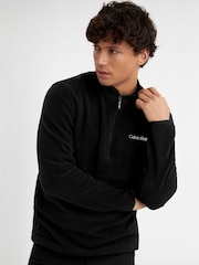 Calvin Klein Golf Thompson Meio Zíper Fleece Preto - Imagem 4 de 7