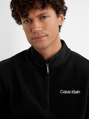 Calvin Klein Golf Thompson Meio Zíper Fleece Preto - Imagem 5 de 7