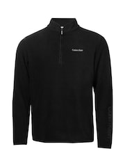 Calvin Klein Golf Thompson Meio Zíper Fleece Preto - Imagem 6 de 7