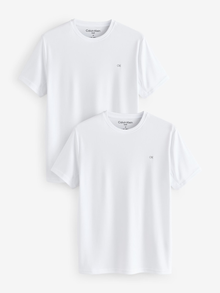 Calvin Klein Golf Tech T-Shirts 2 Pack - Image 1 of 3