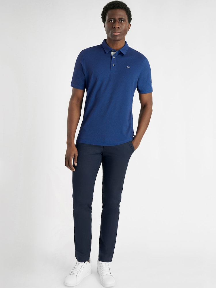 Calvin Klein Golf Blue UNI Polo Shirt - Image 2 of 9