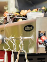 Outback Red Jupiter 4 B Hybrid BBQ with Side Burner - Image 8 of 9