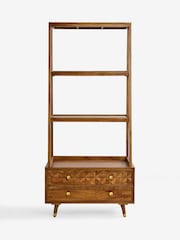 Dark Natural Lloyd Mango Wood Shelf - Image 1 of 4