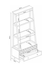 Dark Natural Lloyd Mango Wood Shelf - Image 7 of 7
