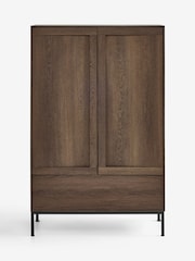 Dark Natural Oswin Oak Effect Sideboard - Image 7 of 10