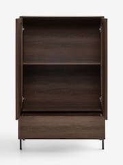 Dark Natural Oswin Oak Effect Sideboard - Image 9 of 10