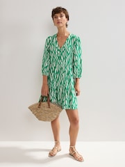 Phase Eight Green Penele Mini Dress - Image 3 of 6