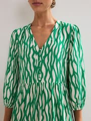 Phase Eight Green Penele Mini Dress - Image 5 of 6