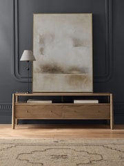 Mid Natural Farndon N. Premium TV Unit - Image 4 of 13