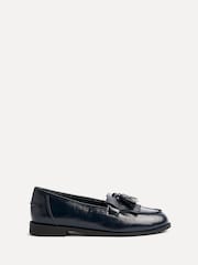 Linzi Blue Rosemary Classic Slip-On Loafers With Tassel Detail - Image 2 of 5