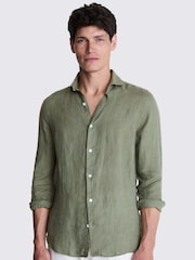 Tailored Fit 100% Linen Shirt - Image 1 of 5