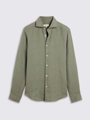 Tailored Fit 100% Linen Shirt - Image 5 of 5