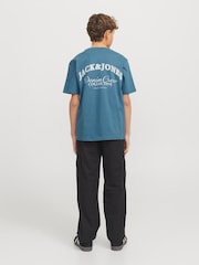 JACK & JONES Junior Short Sleeve Back Print 100% Cotton T-Shirt - Image 3 of 5