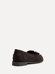Linzi Brown Rosemary Classic Slip-On Loafers With Tassel Detail - Image 4 of 6