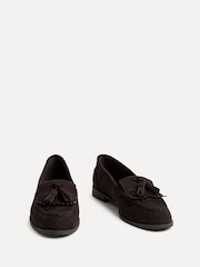 Linzi Brown Rosemary Classic Slip-On Loafers With Tassel Detail - Image 5 of 6