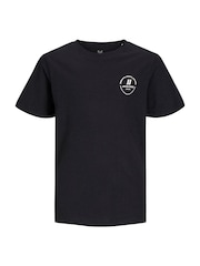 JACK & JONES JUNIOR Blue Short Sleeve T-Shirts 3 Pack - Image 3 of 3