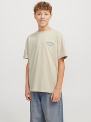 JACK & JONES Junior Short Sleeve Back Print 100% Cotton T-Shirt - Image 2 of 5