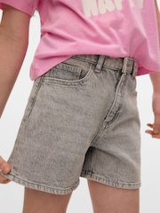 VERO MODA Grey Denim Shorts - Image 1 of 5