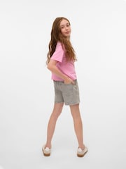 VERO MODA Grey Denim Shorts - Image 2 of 5