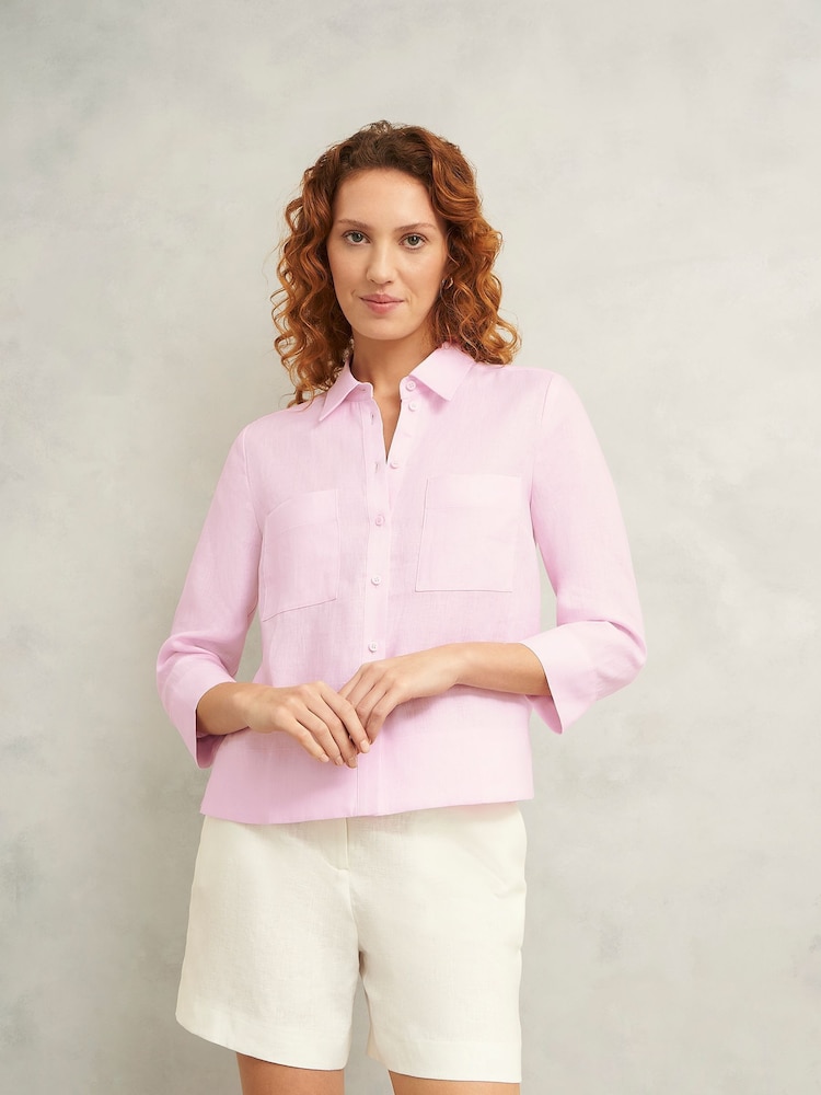 Hobbs Pink Nita Shirt - Image 1 of 4