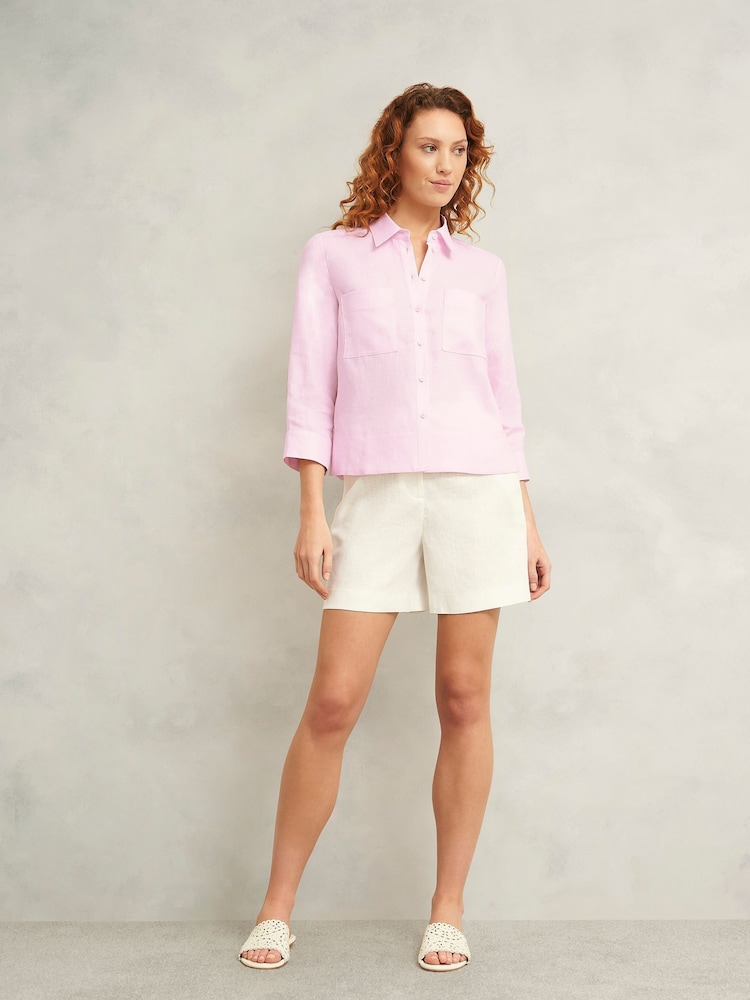 Hobbs Pink Nita Shirt - Image 2 of 4