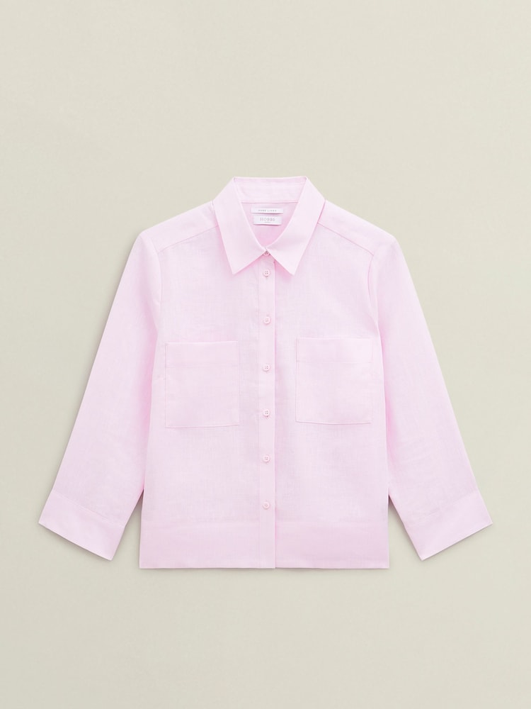 Hobbs Pink Nita Shirt - Image 4 of 4