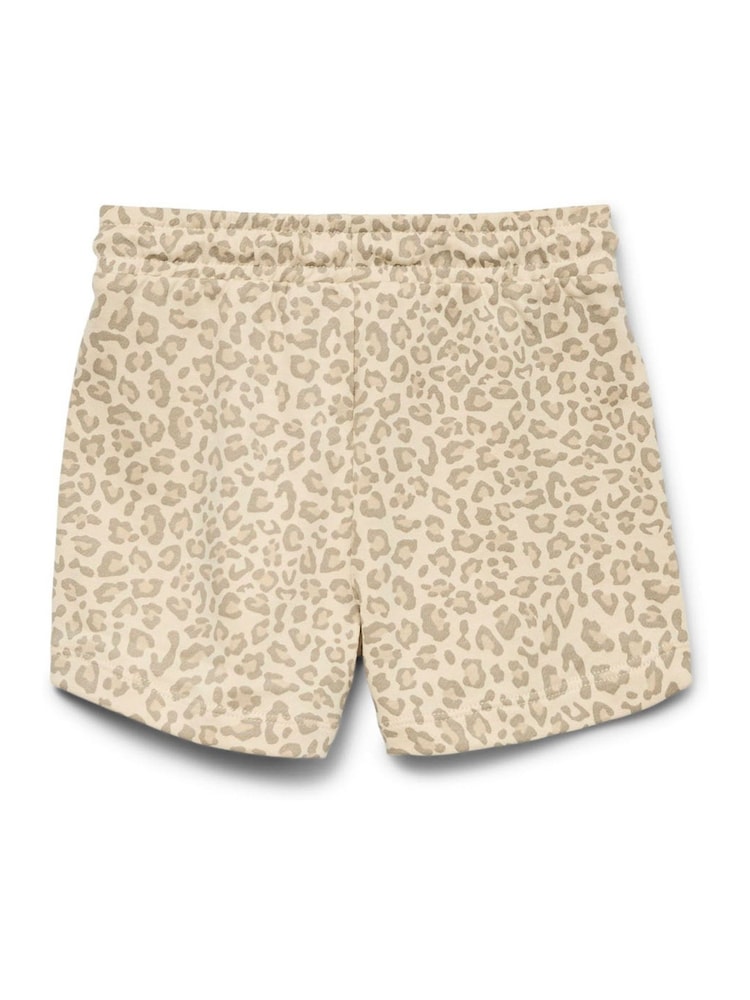 VERO MODA Cream Printed High Waist Jersey Cream Shorts - Image 5 of 5