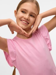 VERO MODA Short Sleeved Tiered Jersey Dress - Imagen 3 de 5