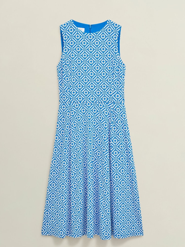 Hobbs Blue Lisa Jersey Dress - Image 4 of 4