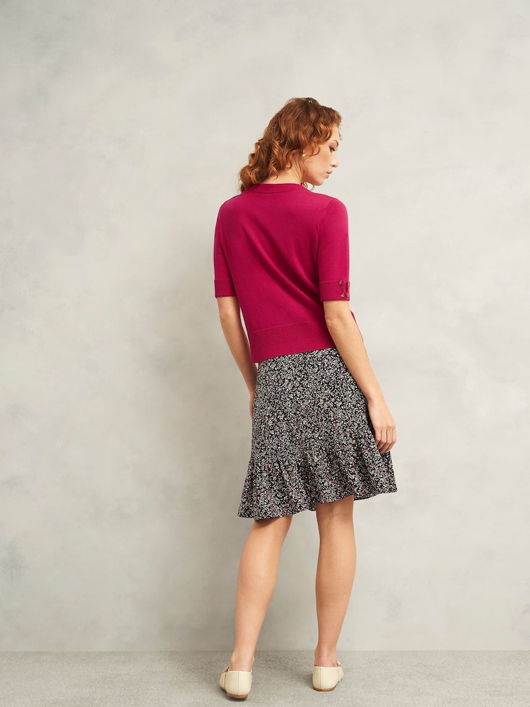 Hobbs Pink Leanne Knitted Top - Image 2 of 6